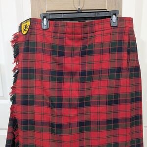 Classic Red and Green Tartan Kilt